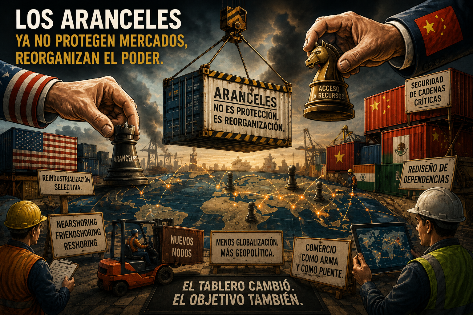 Los aranceles ya no protegen mercados: reorganizan el poder.