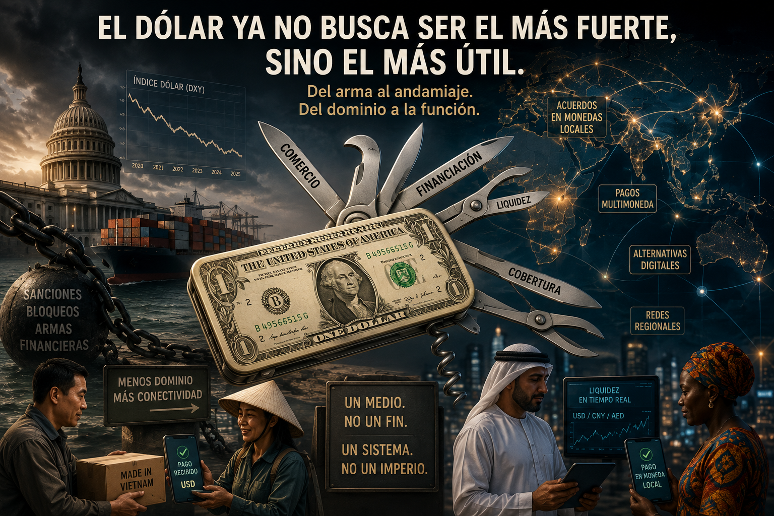 El dólar ya no busca ser el más fuerte, sino el más útil.