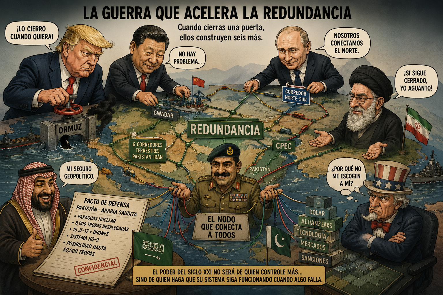 La guerra que acelera la redundancia